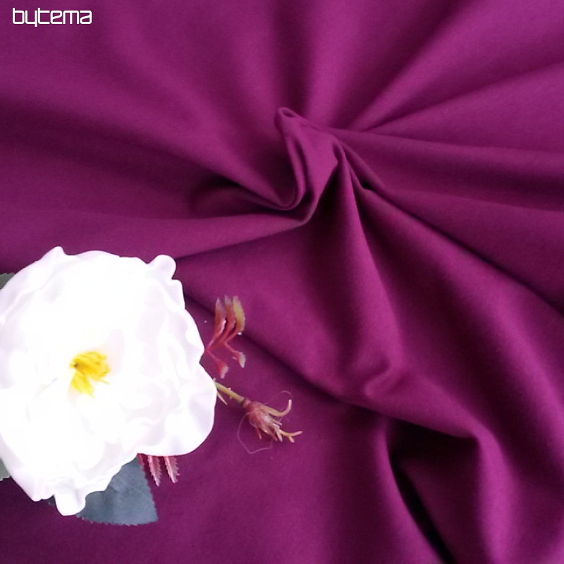 Maille coton violet TEINTURE