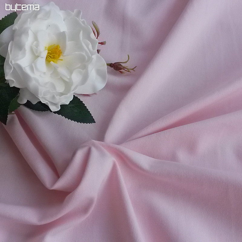 Maille coton TEINTURE st. rose
