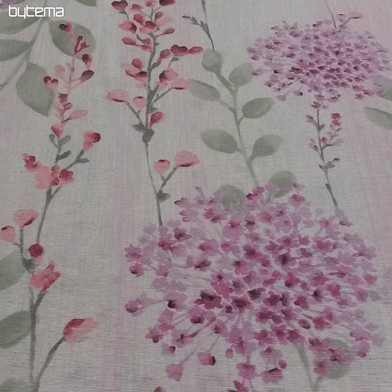 Tissu décoratif VALQUIRA feuilles 301