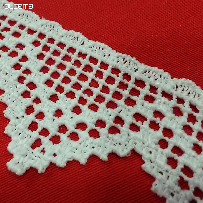 Dentelle 5432/0010 5,3 cm blanc mat