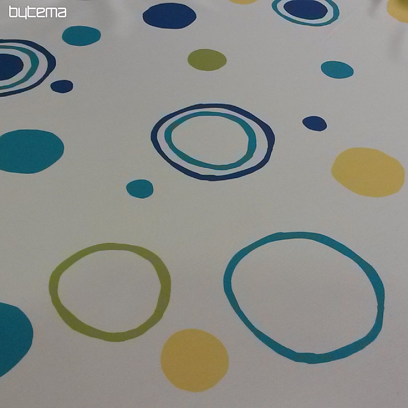 Tissu déco GALILEO bleu