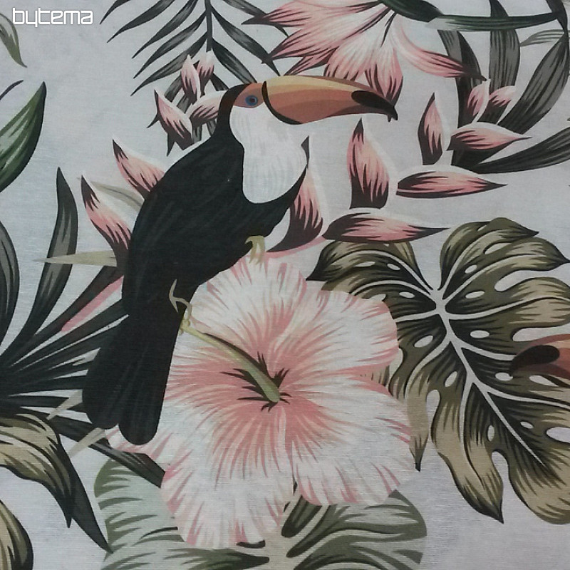 Tissu déco AMERICA toucan