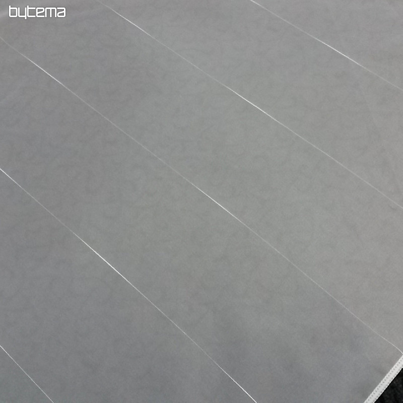 Rideau de luxe GERSTER 11700 rayure blanc