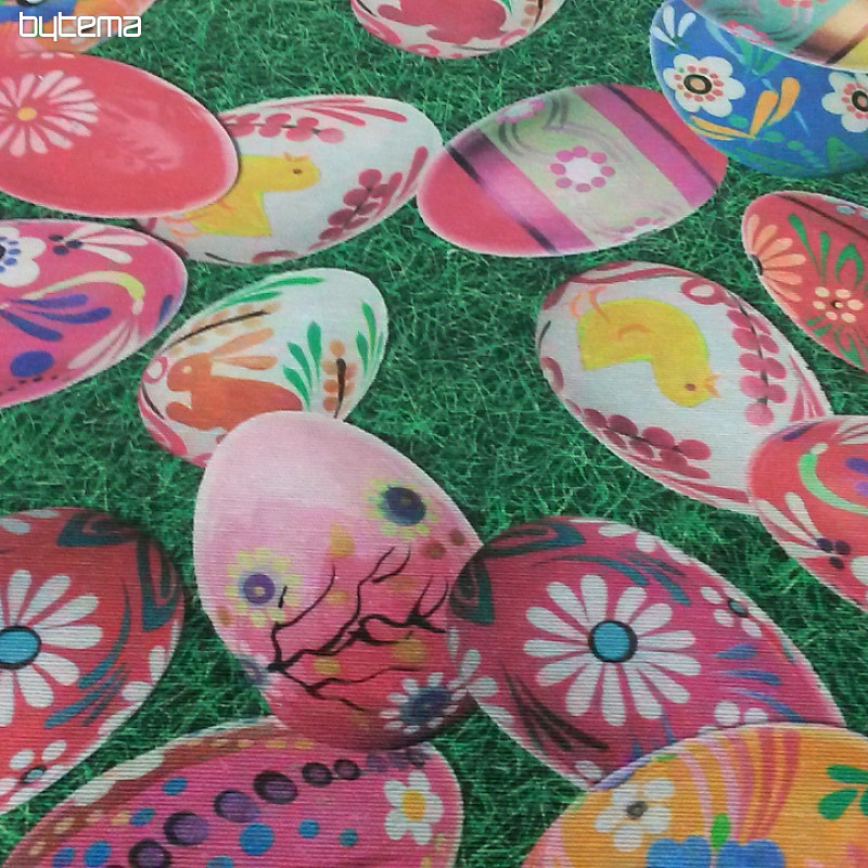 Tissu décoratif PELOUSE DE PÂQUES