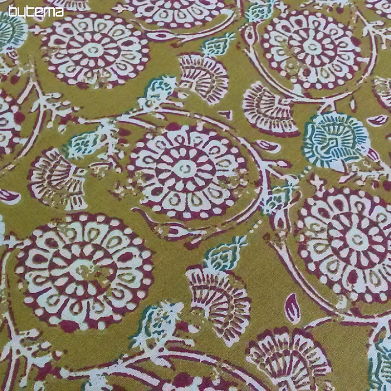 Tissu coton FLEURS JIVA