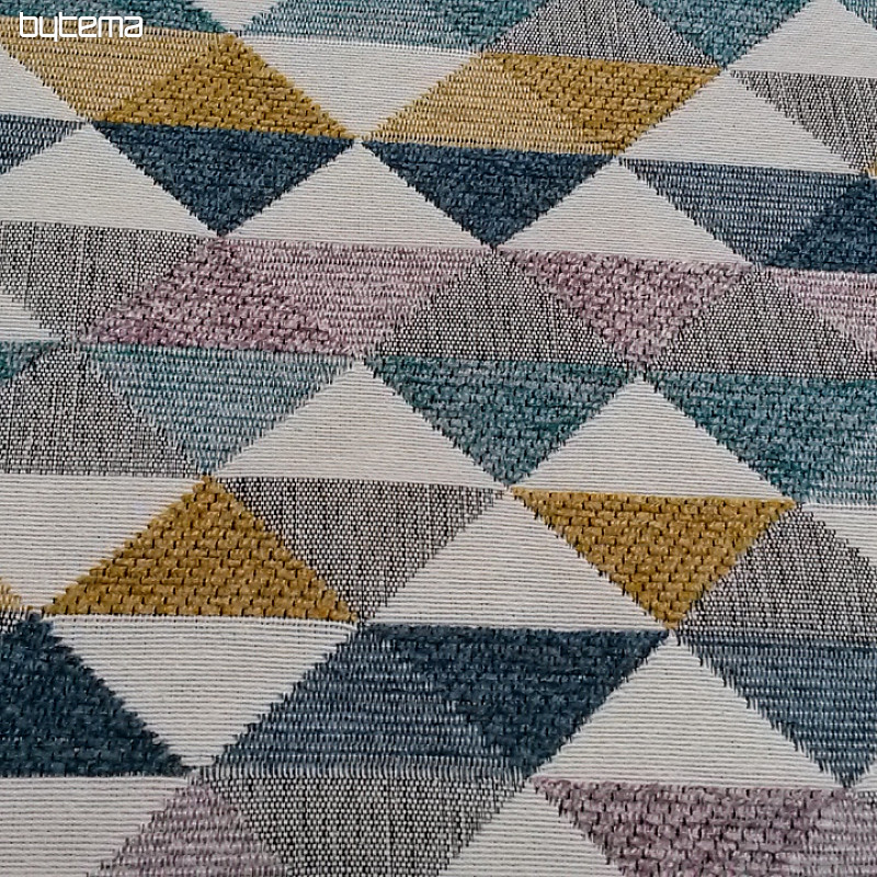 tissu de revêtement LUSA triangle moutarde