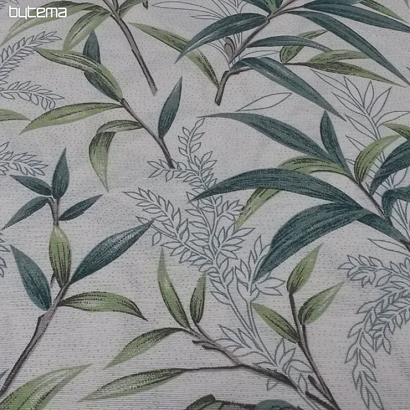 Tissu déco BAMBOU vert