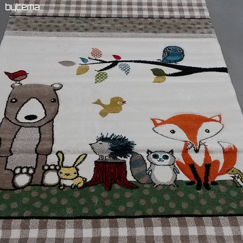 Tapis enfant ANIMAUX DE LA FORÊT