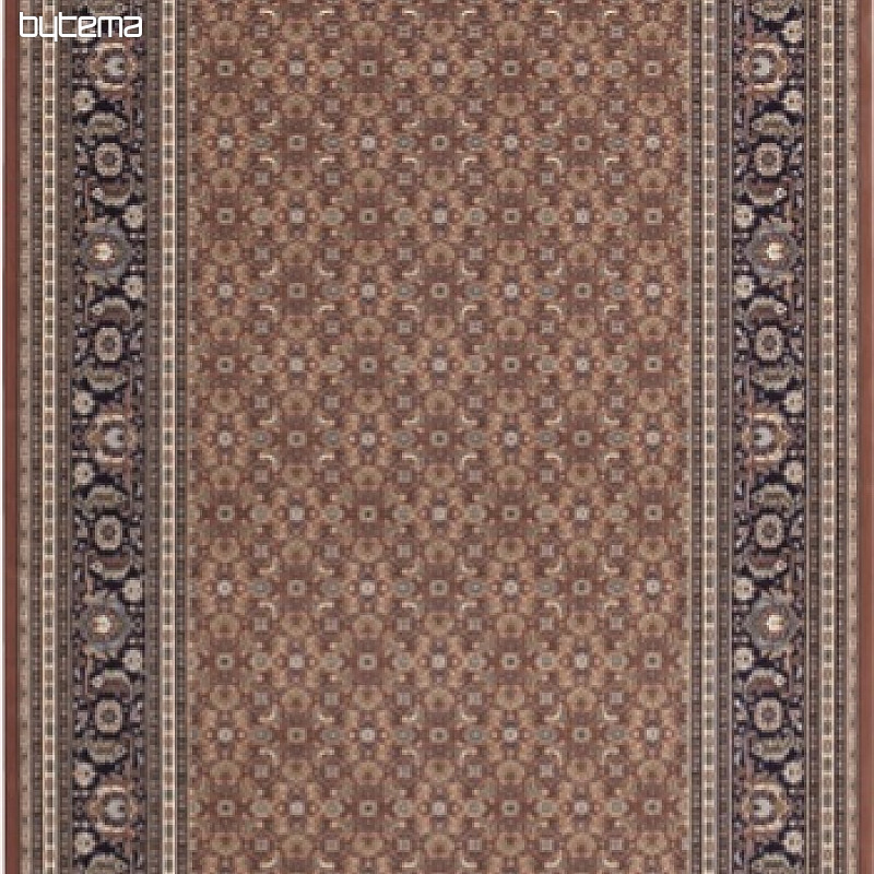 Tapis classique en laine ORIENT motif all-over rose