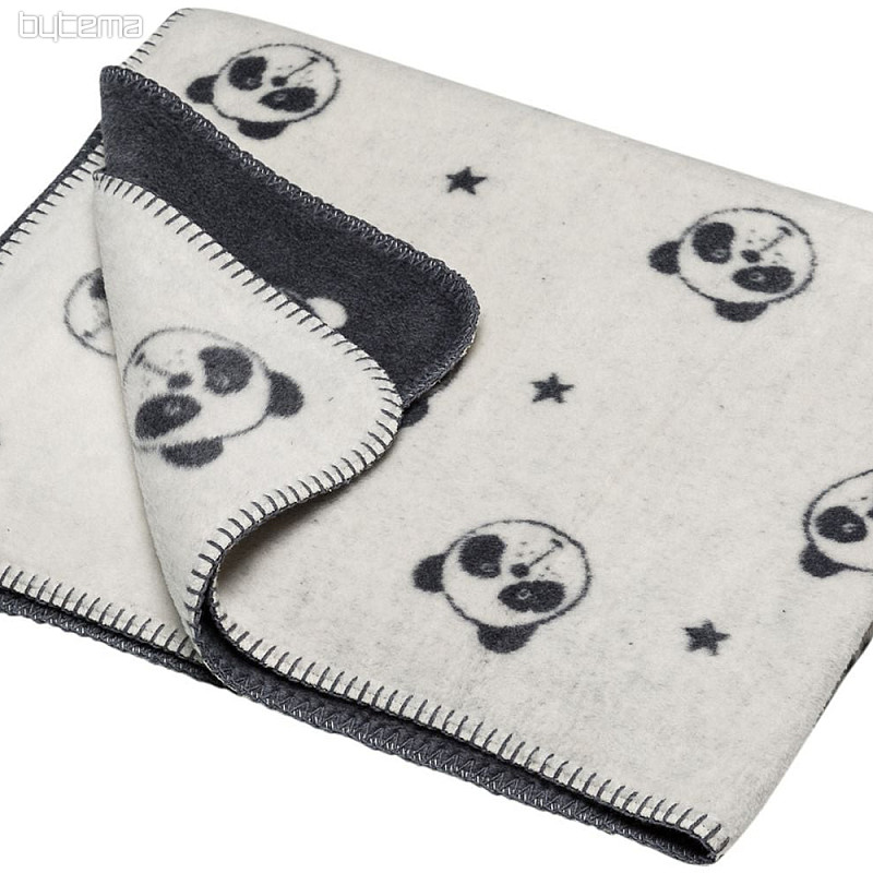 Couverture enfant en coton DF PANDA 100x150