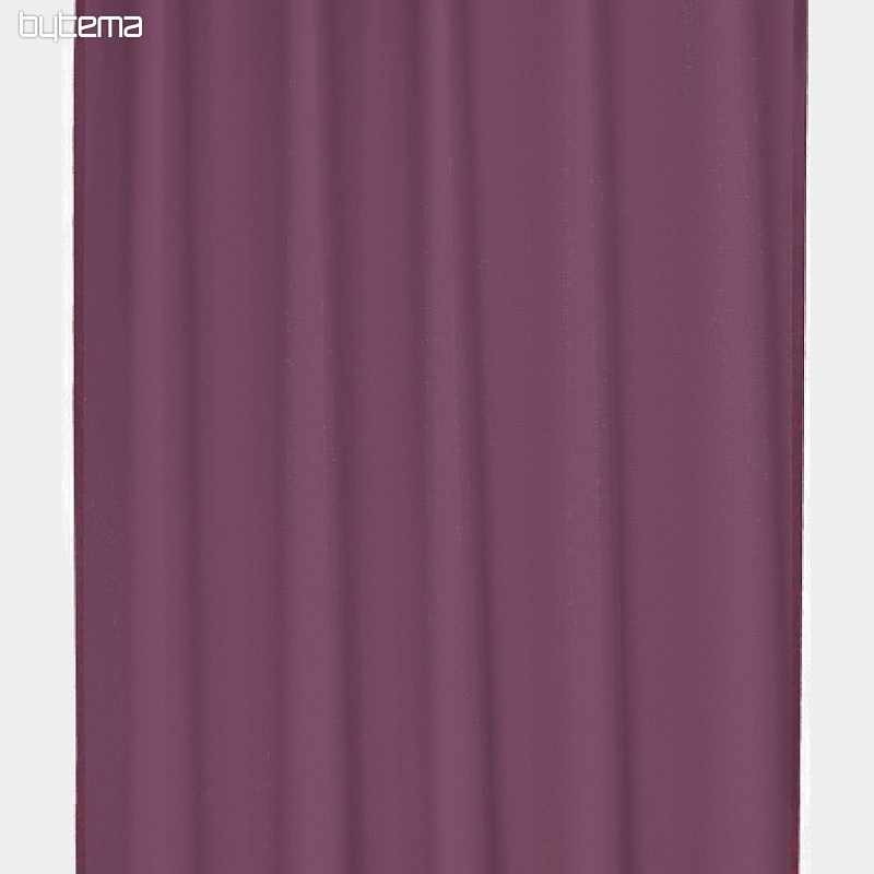 Rideau décoratif lumineux VICKY violet foncé 140x245