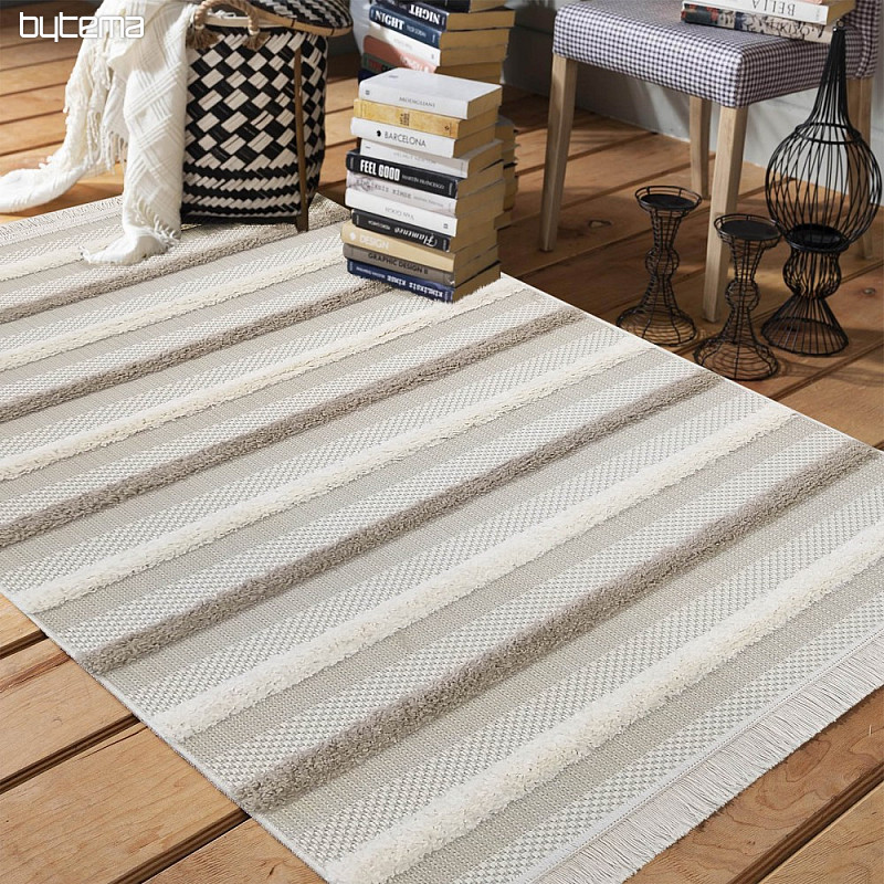 Tapis à cordes DELI 03 beige clair