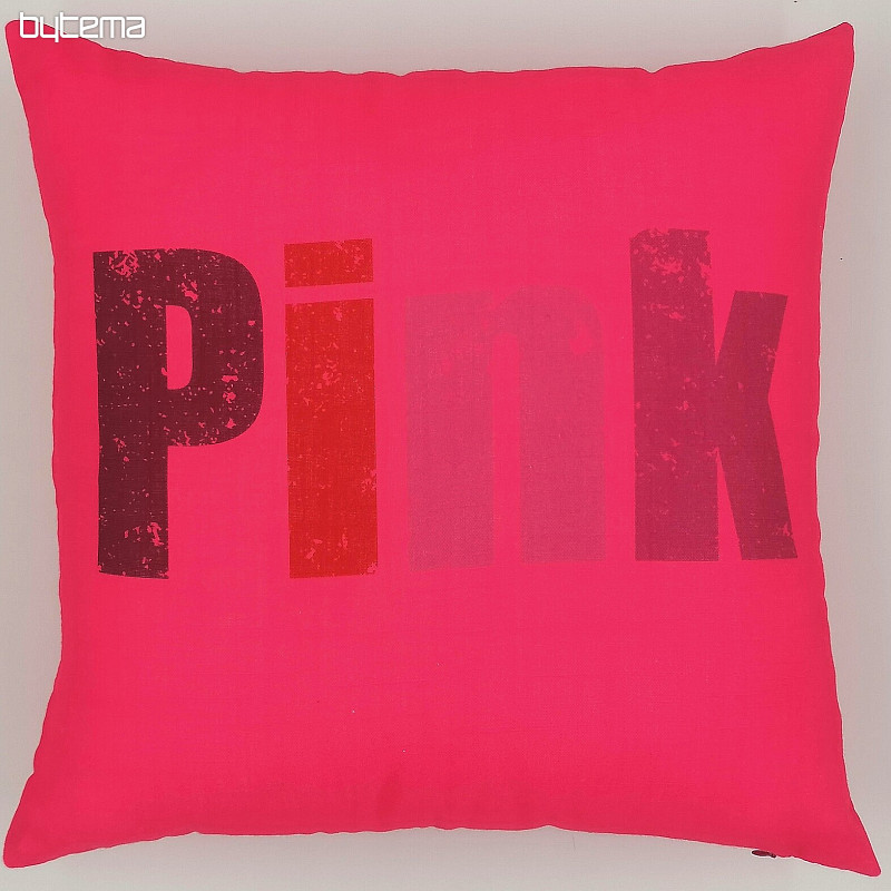 Housse de coussin déco COULEURS ROSE