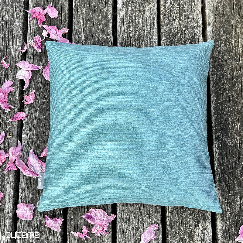 OREILLER CHENILLE ELIA turquoise