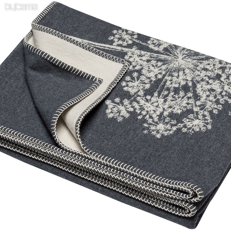 Couverture en coton DF JADE ANTHRACITE