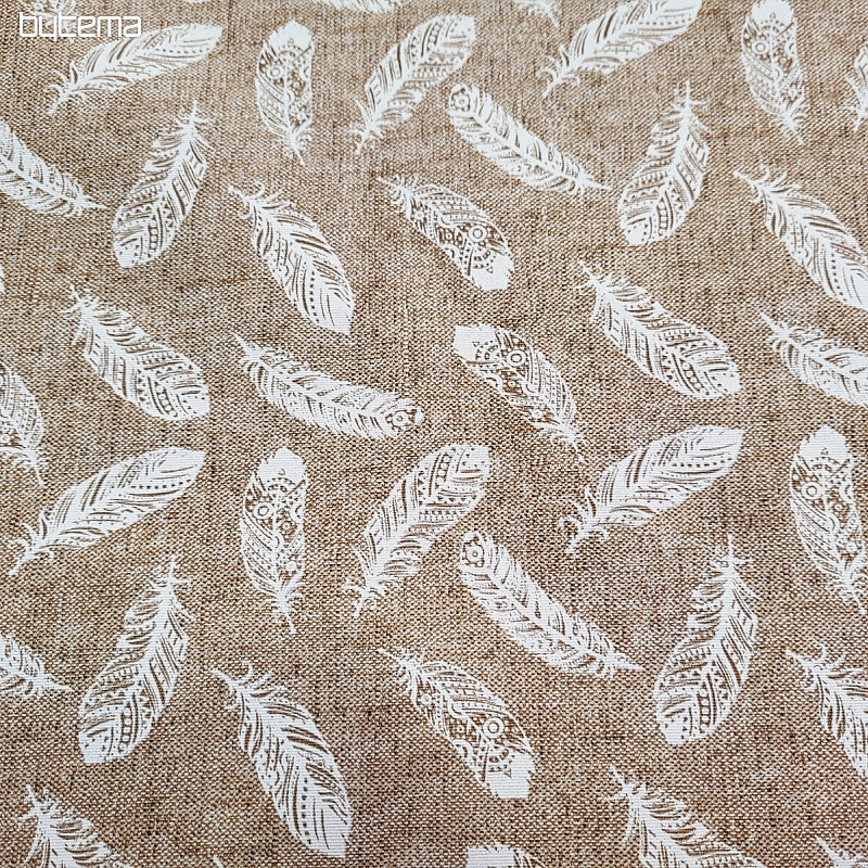 Tissu décoratif ART PLUME