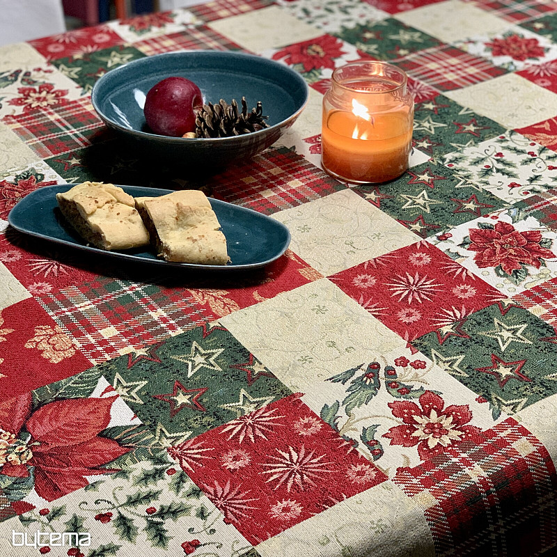 Nappe et écharpe en tapisserie de Noël HOLLY