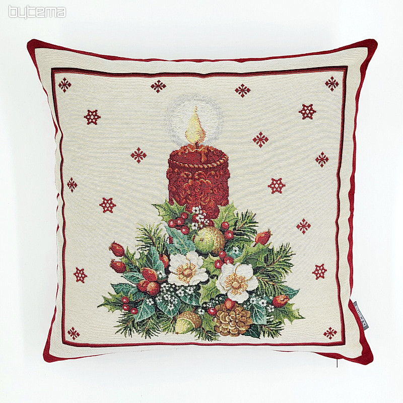 Housse de tapisserie de Noël BOUGIE DE NOËL