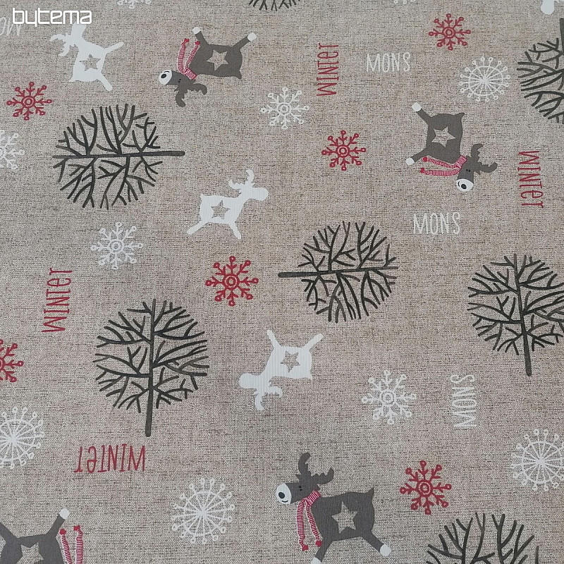 Tissu de décoration de Noël FROZEN