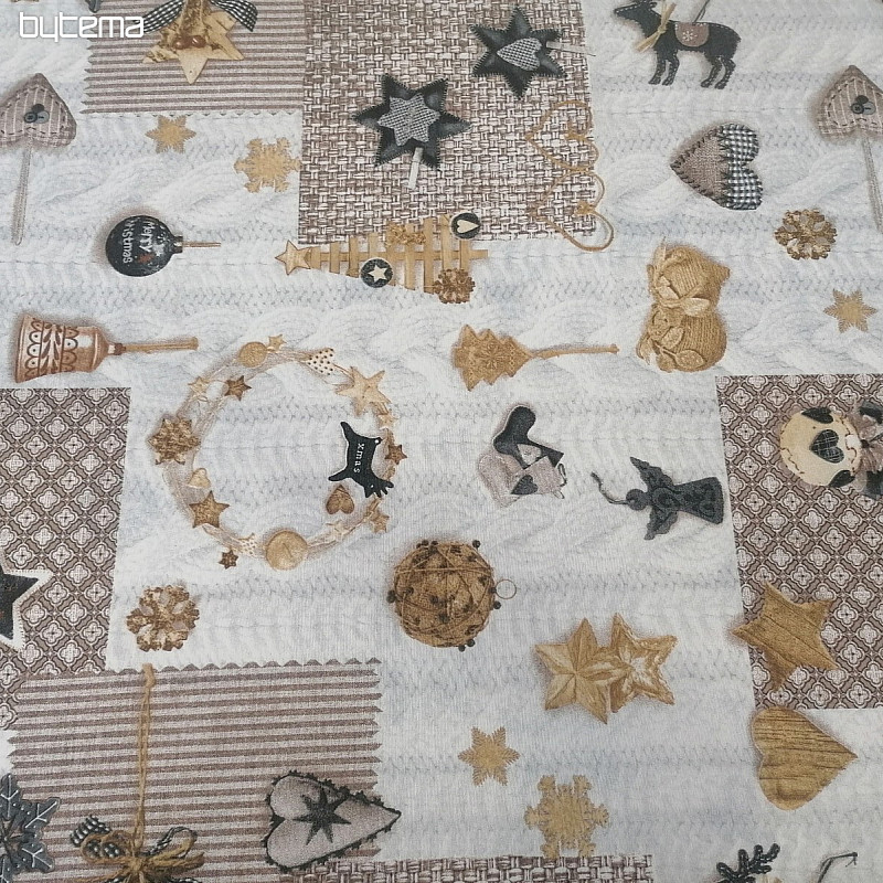 Tissu déco NEVADA gris