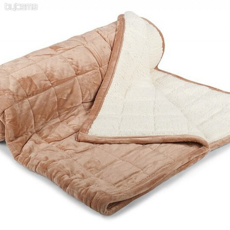 Couverture microfibre EXTRA DOUCE MOUTON couture HALLOWN