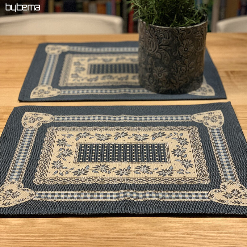 Sets de table COUNTRY ROOM bleu