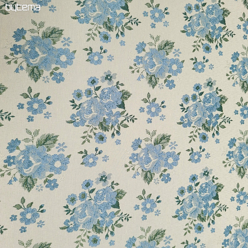 Tissu TOSCANA VALERY 16/1 ALLOVER feuilles vertes