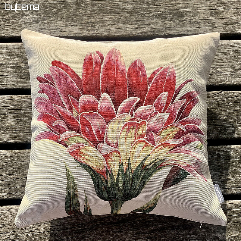 Housse de coussin tapisserie FLEURS 3