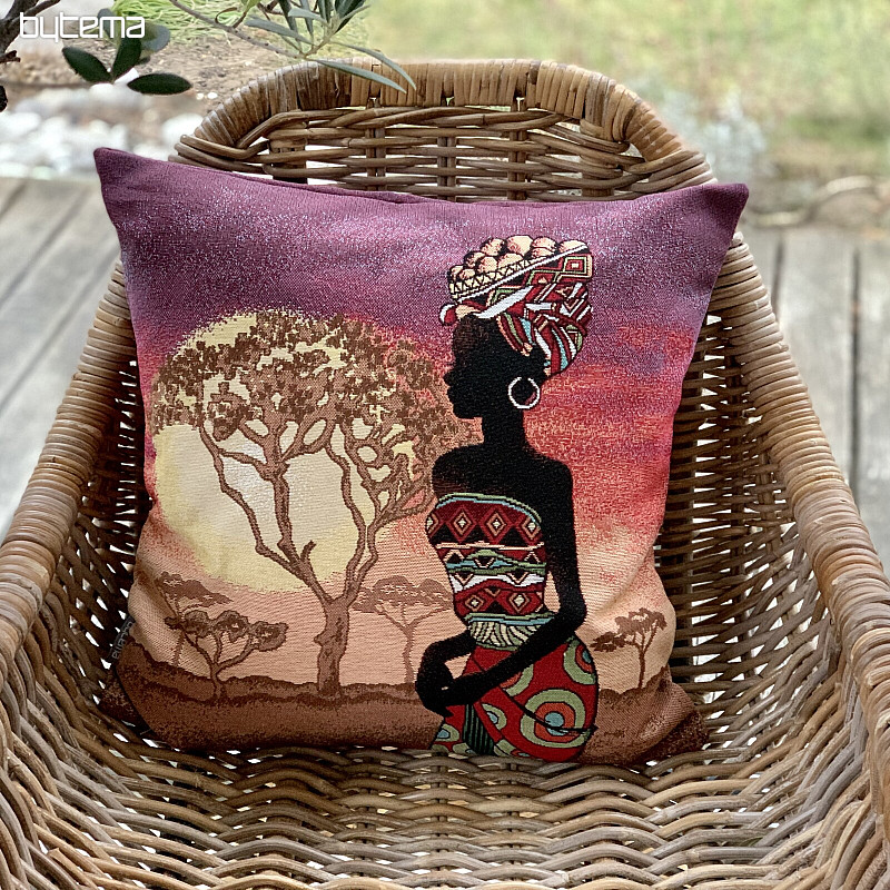Housse de coussin tapisserie AFRIQUE 1