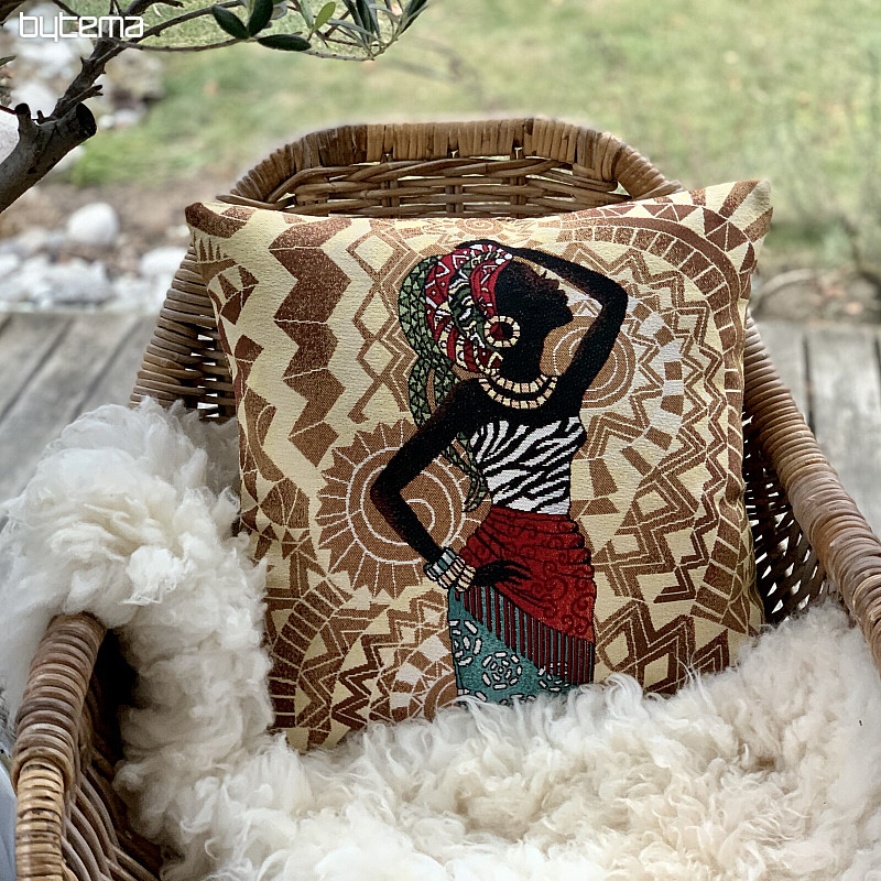 Housse de coussin tapisserie AFRIQUE 2
