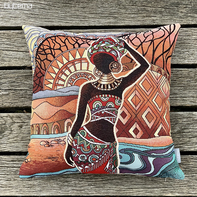 Housse de coussin tapisserie AFRIQUE 3