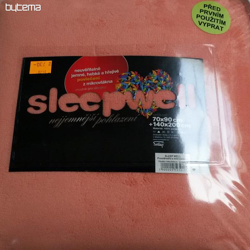 SLEEP WELL Literie microfibre terre cuite UNI
