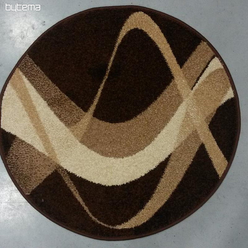 tapis cercle BRUN marron