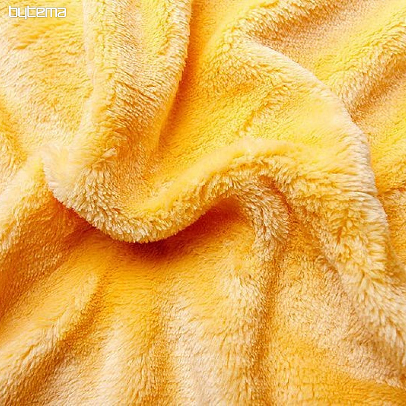 Drap micro flanelle SLEEP WELL jaune