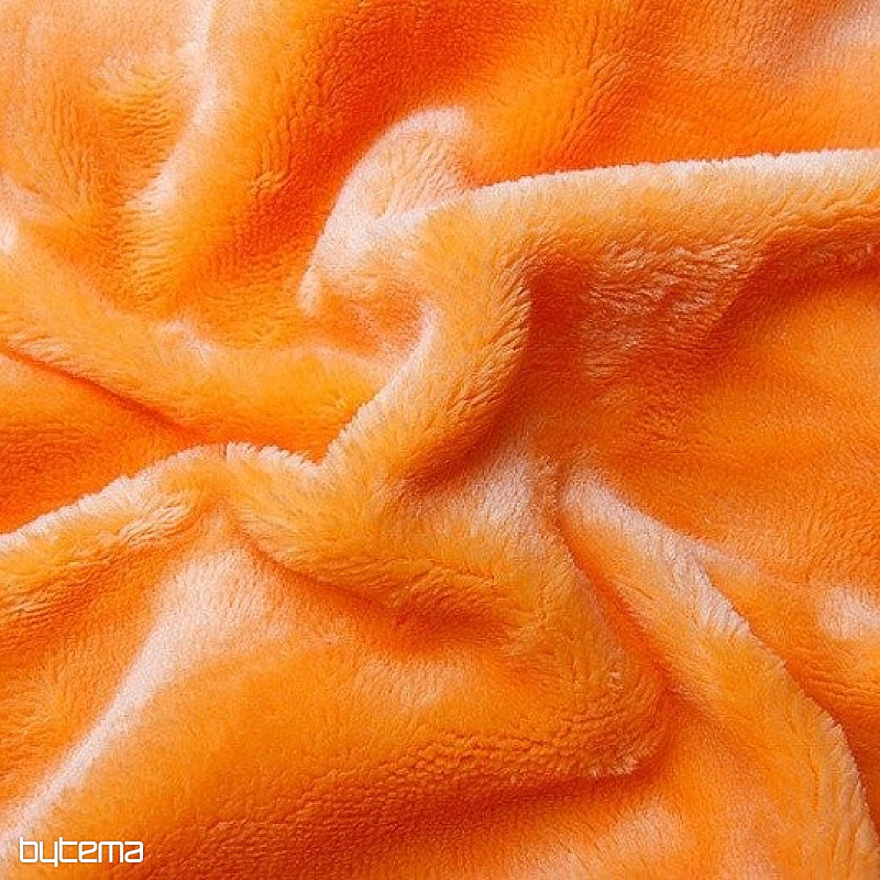 drap microflanelle SLEEP WELL orange
