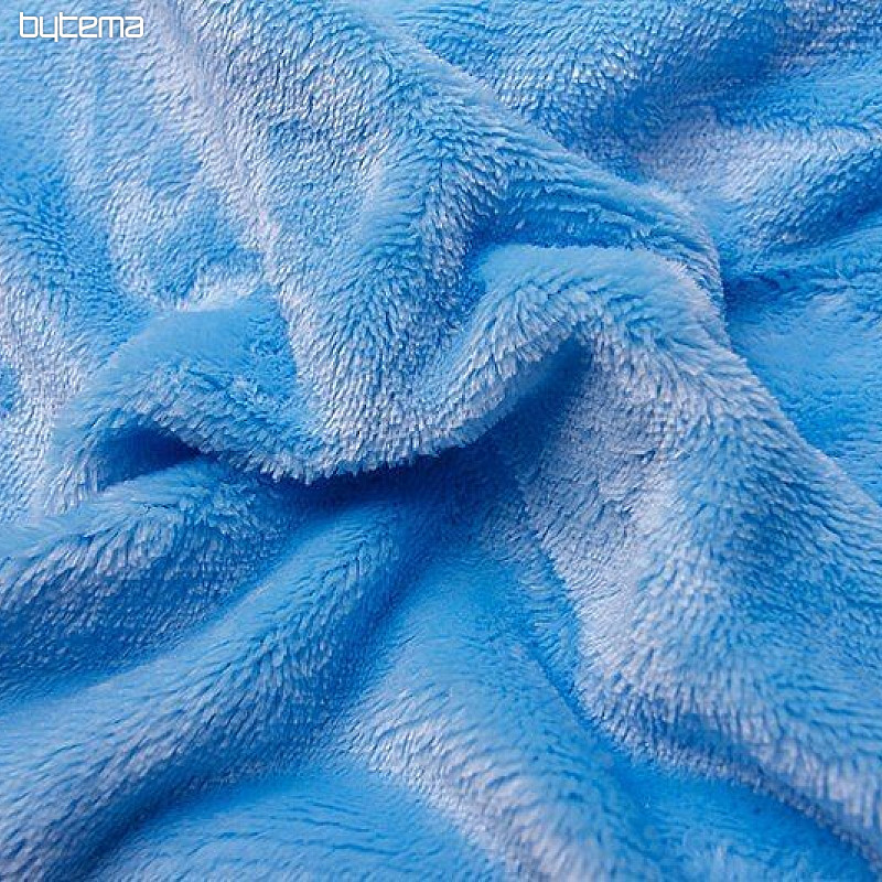 Drap en microflanelle DORMEZ BIEN St. bleu