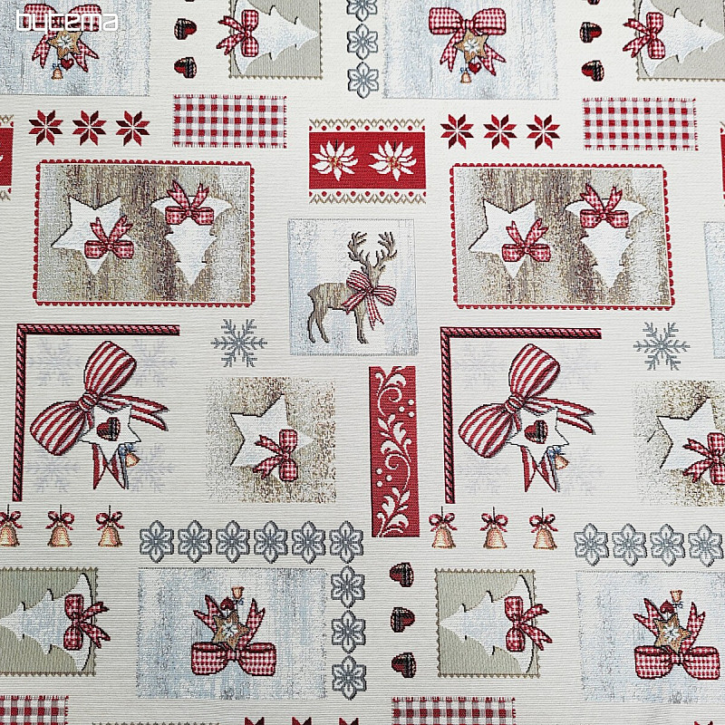 Tissu à tapisserie PAYS NOËL