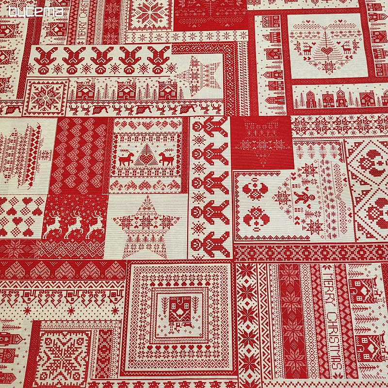 Tissu de décoration de Noël ORNAMAYO