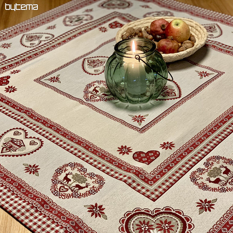 Nappe et châle tapisserie ALPES TYROLIENNES