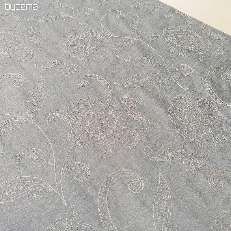 Tissu décoratif brodé AGENDA