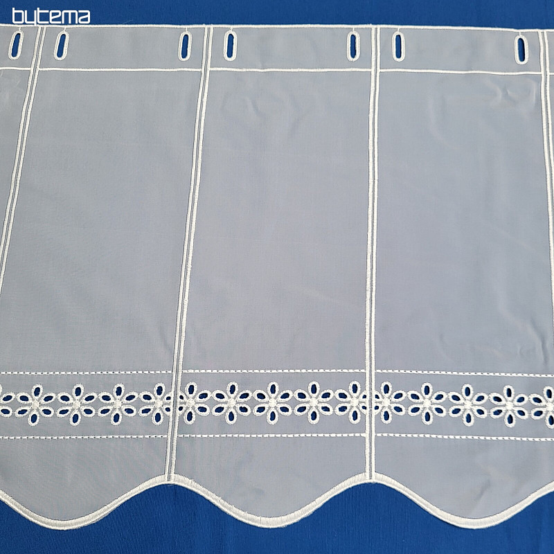 Rideau vitrail GERSTER 11539/0001 blanc