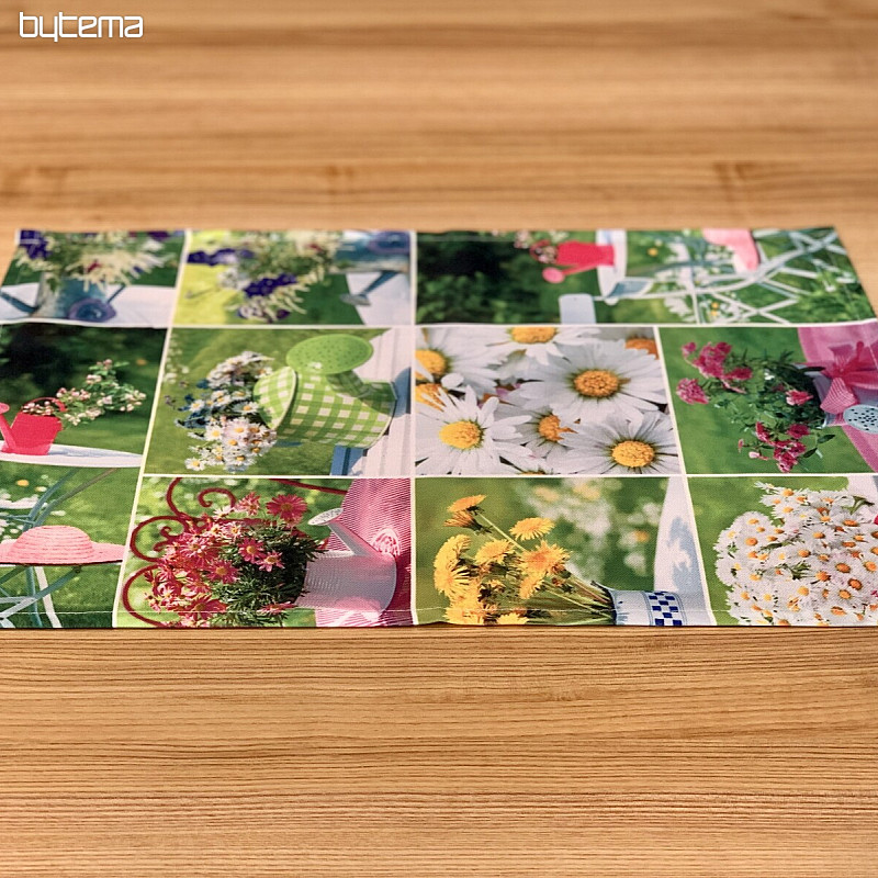 nappes et foulards SPRING GARDEN