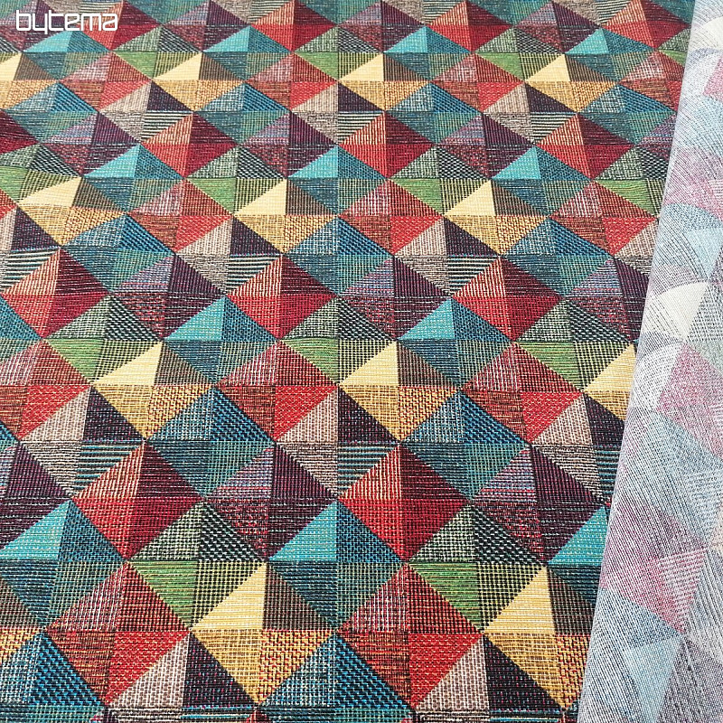 Tissu décoratif RUBIK MULTICOLORE
