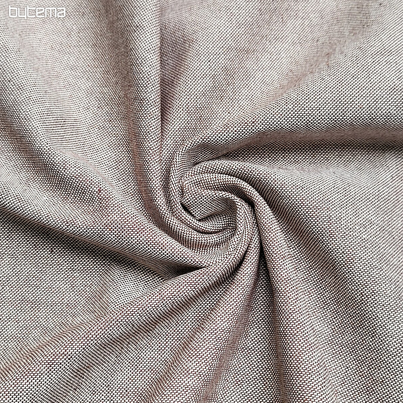 Tissu déco PASTEL marron 55