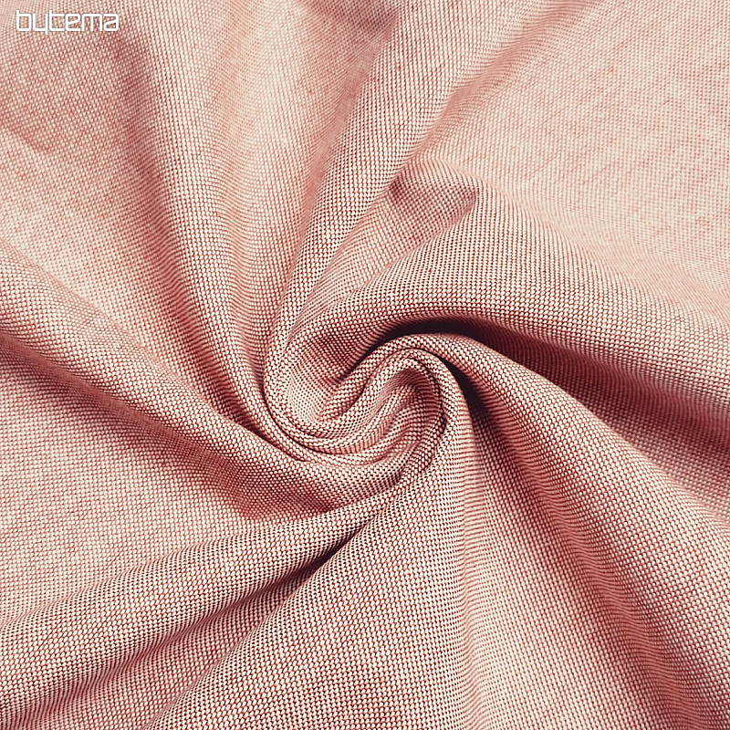Tissu déco PASTEL terre cuite 60