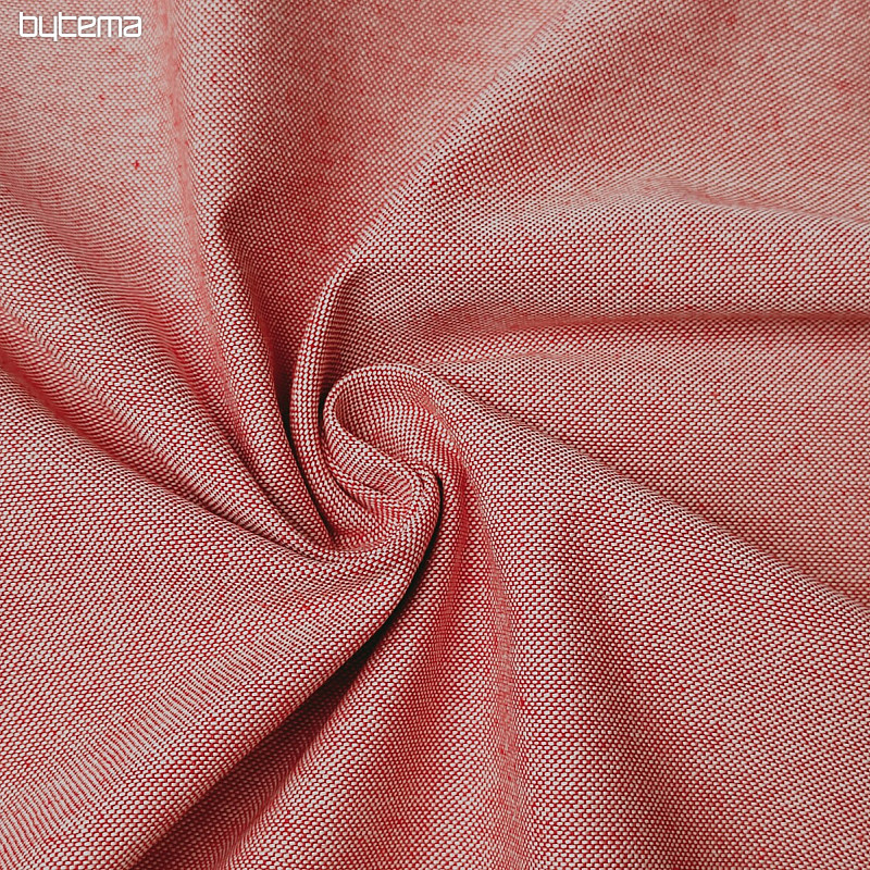 Tissu déco PASTEL rouge 64
