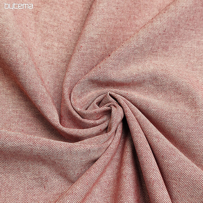Tissu déco PASTEL bordeaux 65