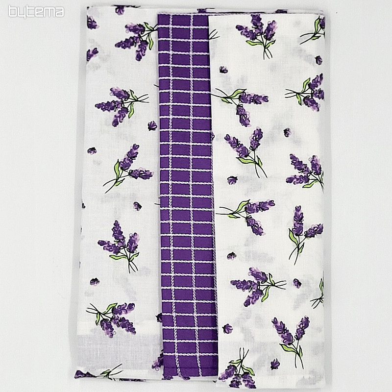 Serviettes en coton DÉS DE LAVANDE
