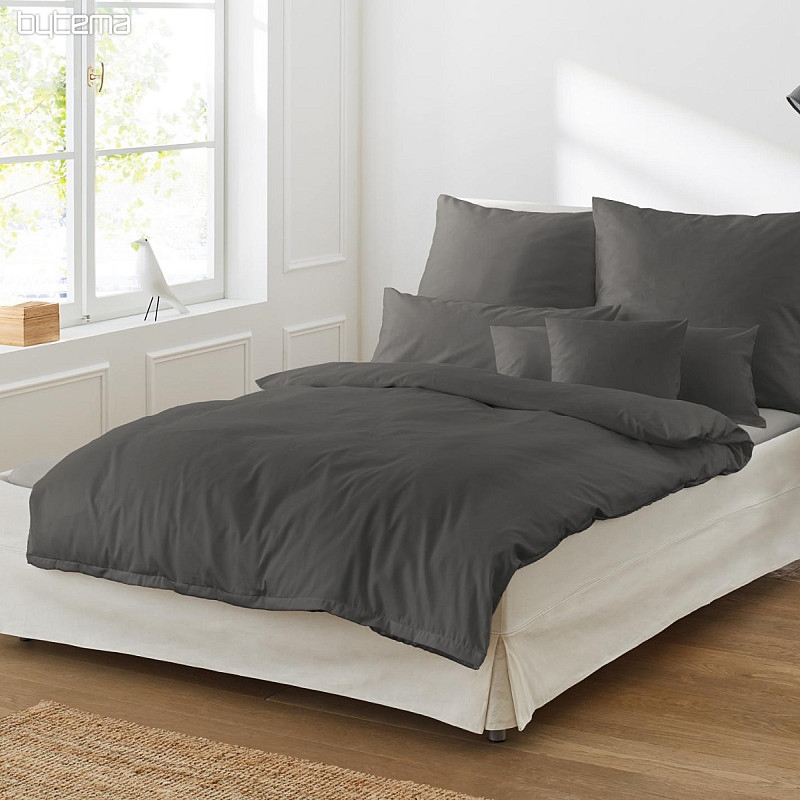 IRISETTE satin de coton luxe Paris 8000-13 anthracite
