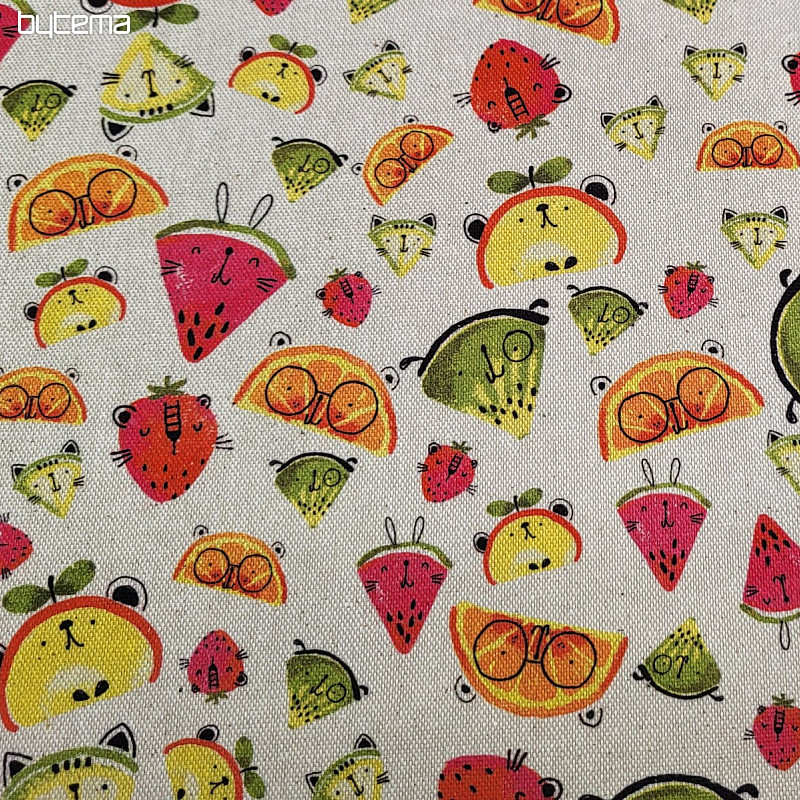 Tissu décoratif FRUIT impression numérique